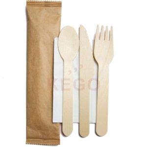 Set Dao Muỗng Nĩa kèm khăn giấy
