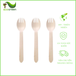 Alternative view of Dĩa gỗ tròn dùng 1 lần – 16cm