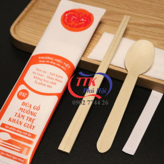 In bao bì combo muỗng đũa dùng 1 lần - Ảnh 2