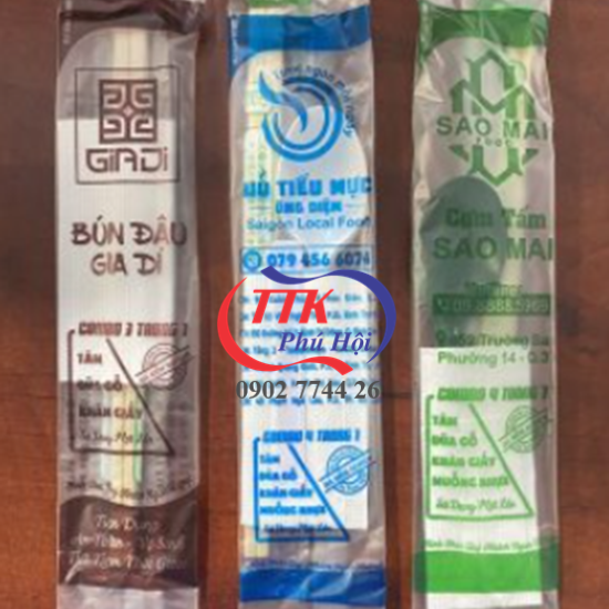 In bao bộ muỗng đũa tăm giấy - Ảnh 5