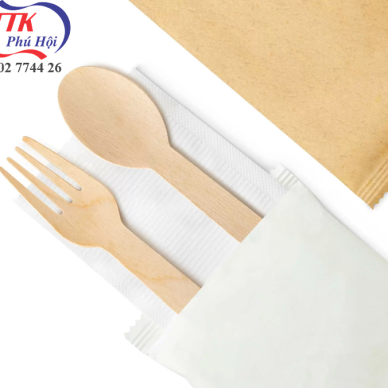In vỏ combo muỗng đũa tăm giấy nhà hàng - Ảnh 5