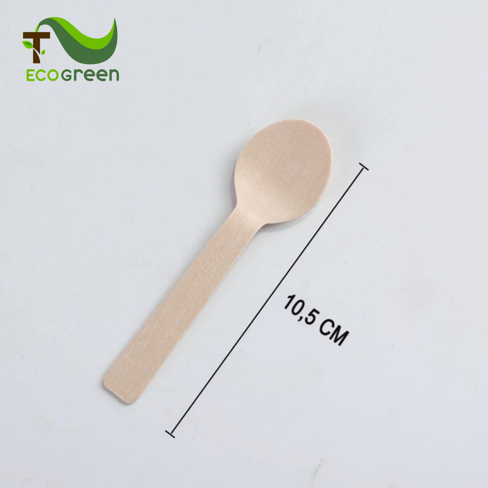 Muỗng gỗ dùng 1 lần – 10,5 cm - Ảnh 4