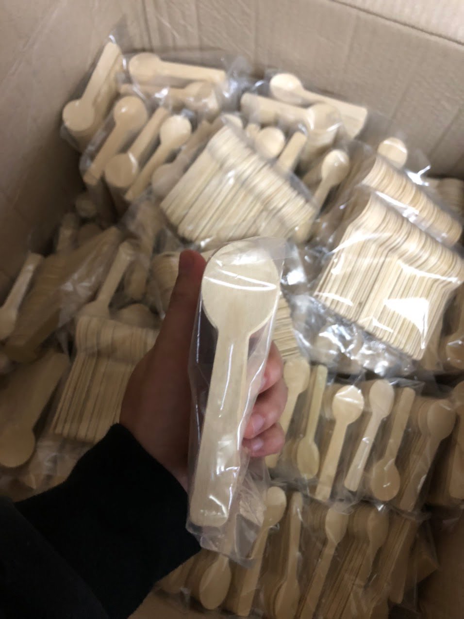 Muỗng gỗ dùng 1 lần – 10,5 cm - Ảnh 5